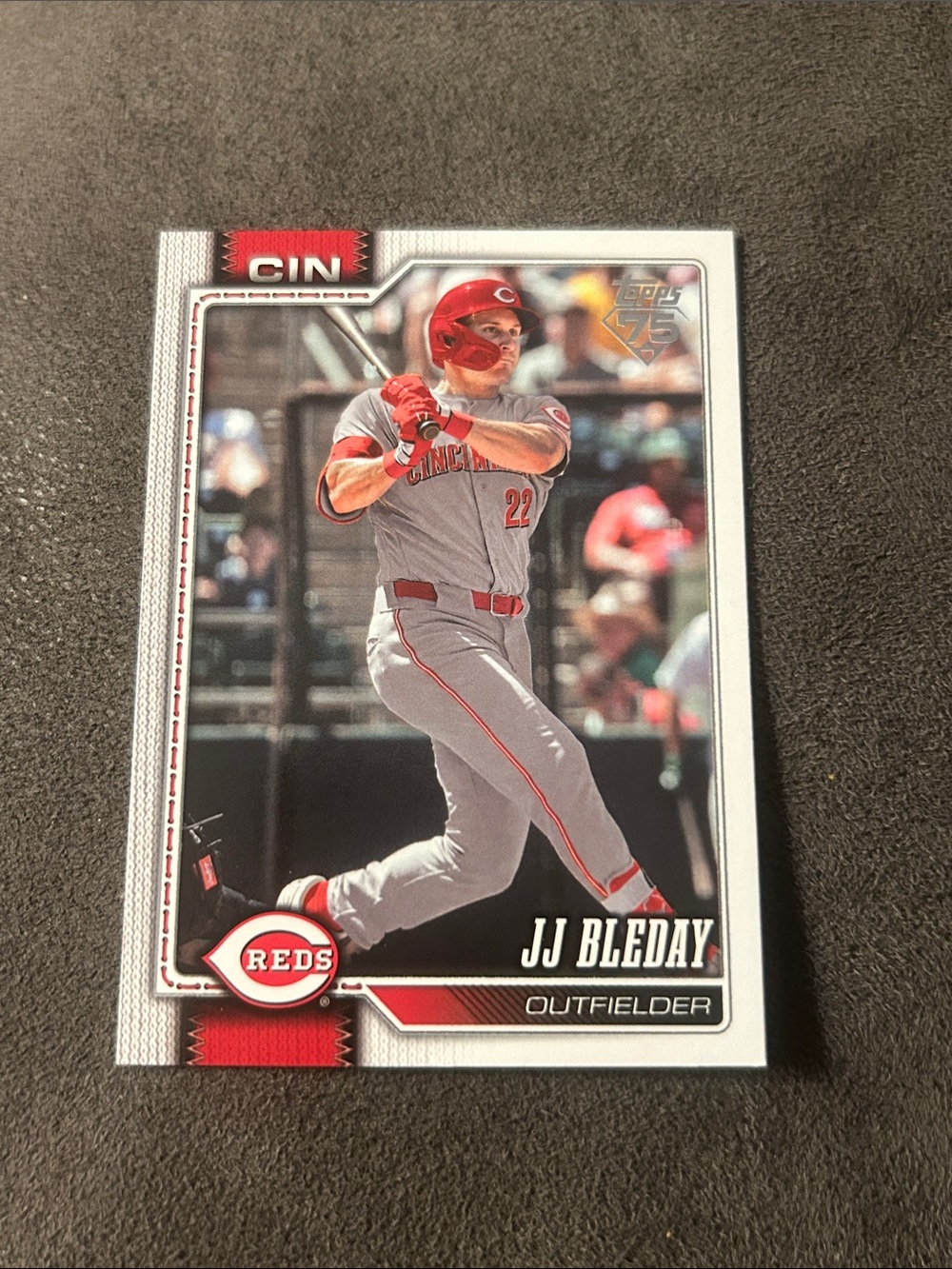 JJ Bleday Cincinnati Reds Baseball Card - Topps 75